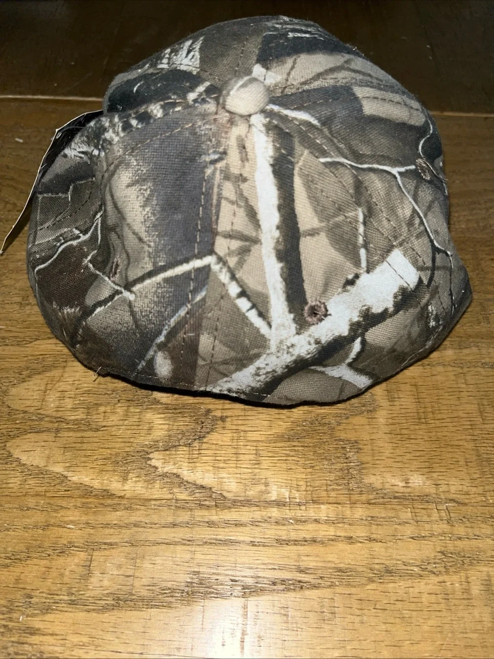 Harold's Equipment Inc. Snapback Trucker Hat Camoflauge Green Brown & Orange